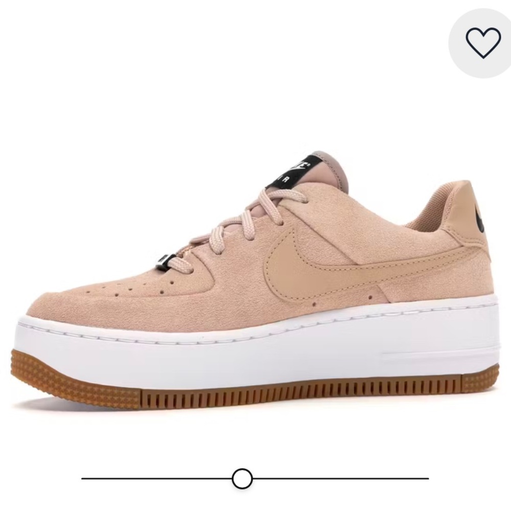Nike Air Force 1 Platform Sneakers Pink Cream Women’s Size 8